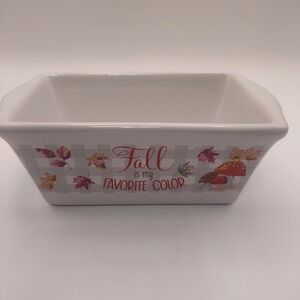 Royal Norfolk Fall is My Favorite Color Baking Dish Square Ceramic